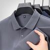 Men's Polo Shirt High-end Long-sleeved Lapel T-shirt Men's Spring Casual Business Men's Clothes