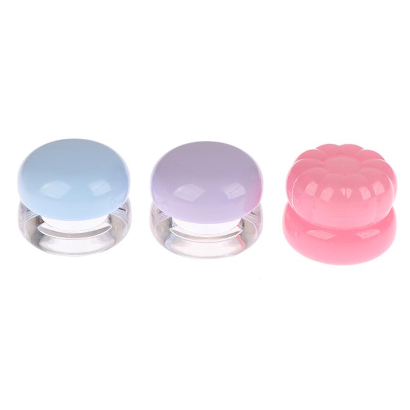 1 Pcs 5G Empty Plastic Lip Scrub Jars With Cover Balm Mask Skin Care Container Cute Blush Jar Cosmetic Jars Travel Container