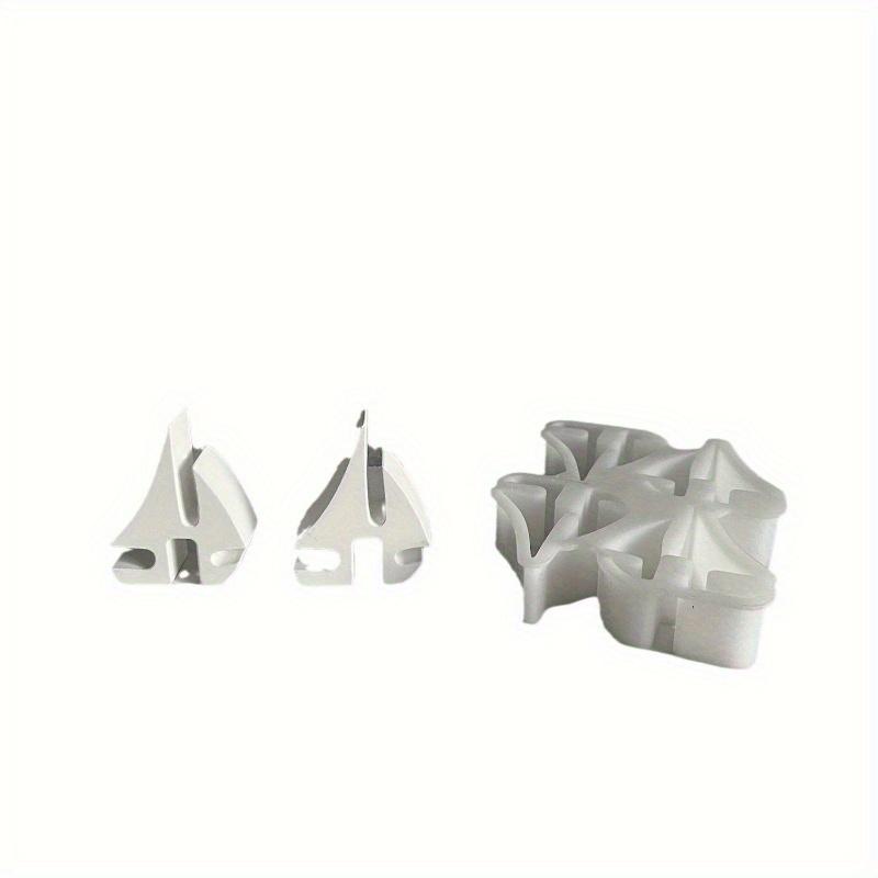 DIY 4 Sailboat Plug-in Candlestick Decoration Silicone Mold Handmade Boat Plaster Drop Glue Mold Home Tabletop Decoration Gift