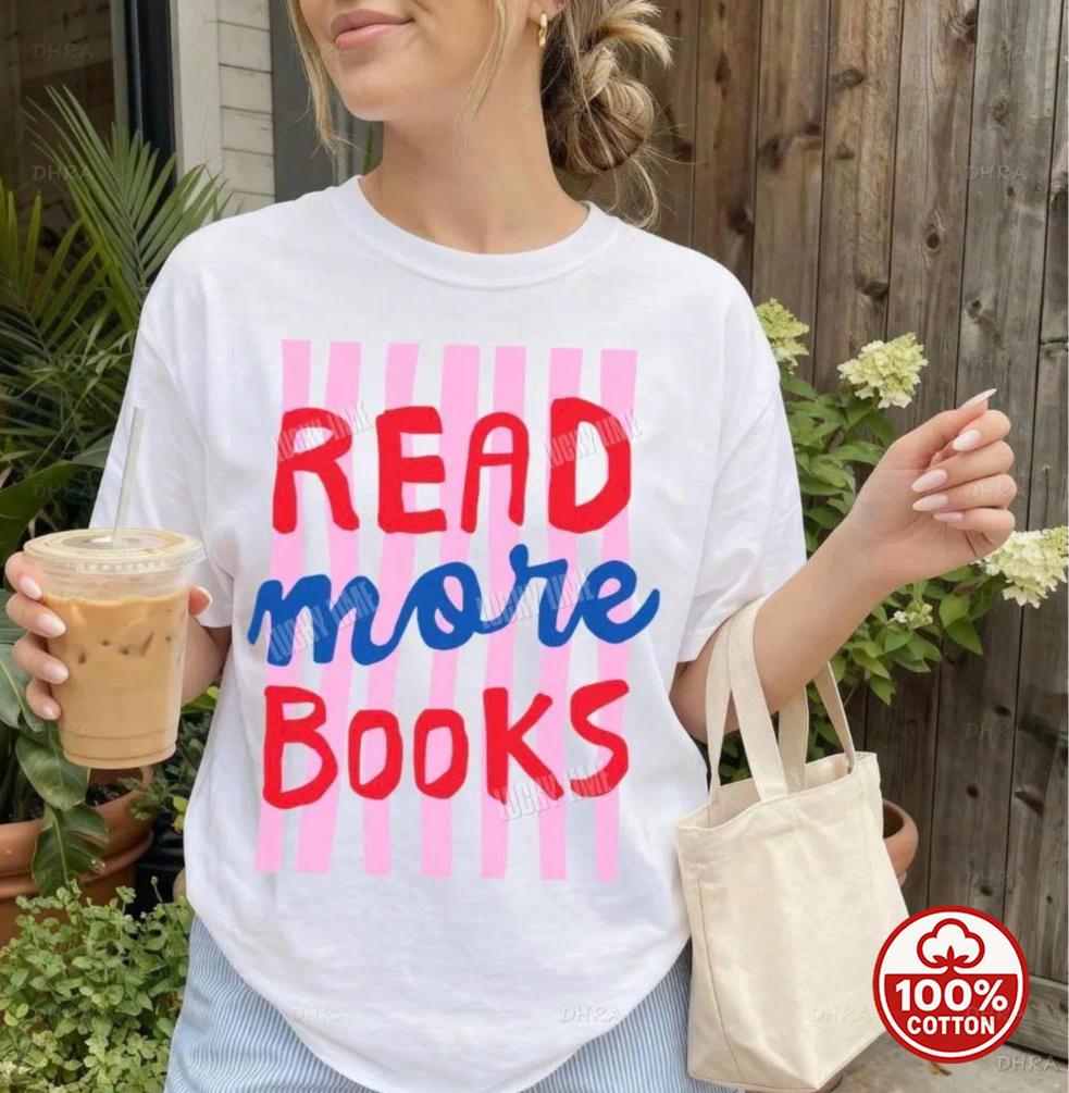 Book Lover TShirt Unisex Read More Books Reader Graphic Cotton Tee