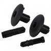 10X 10pcs Body Panel Clips Clips Decorate Black Fashion