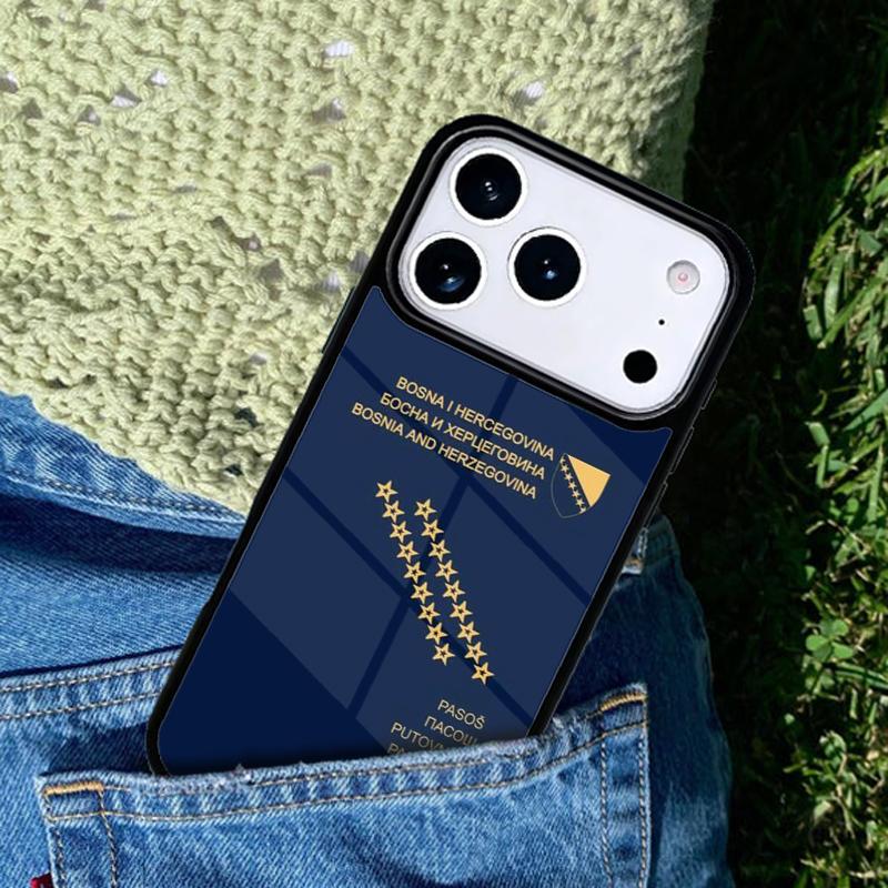 Bosnia Flag Phone Case Cover for IPhone 11 12 13 14 15 16e 17 Pro Max Coque for IPhone 17 Air