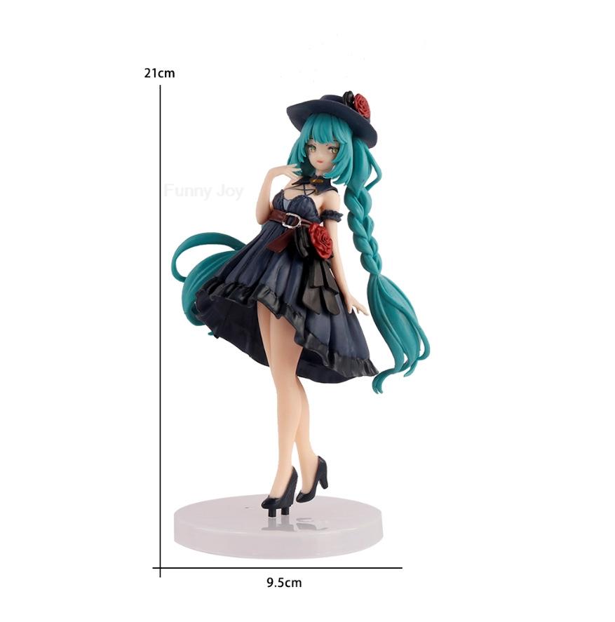 Non-Toxic Anime Figure Cherry Blossoms Dress Action Figures Kawaii Swimsuit Vocaloid Pvc Collectible Model Toys Children Gift