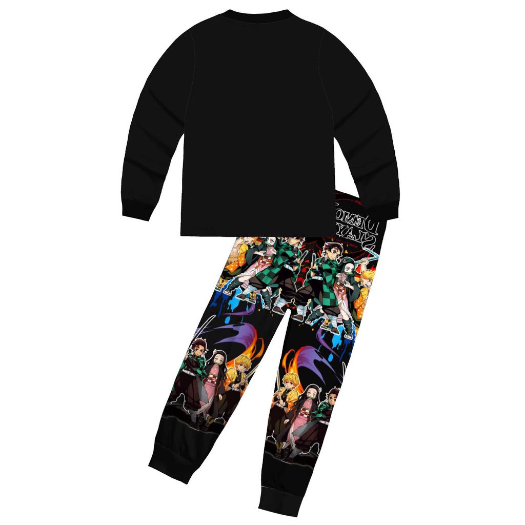 Cross-Border Movie Comic Print Pajama Set for Medium & Large Kids