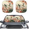 Mushroom Car Windshield Sunshade Daisy Flower Dragonfly Butterfly Mushroom Auto Front Sun Shades Foldable Sunlight Protection Visor Universal Vehicle