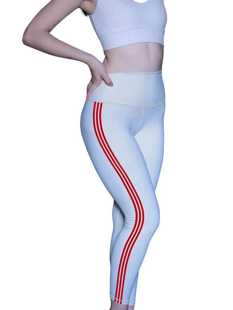 Kadın Yüksek Bel Düz Renk Yoga ve Fitness Pantolonu