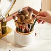 Elegant Rotating Makeup Brush & Cosmetic Storage Holder