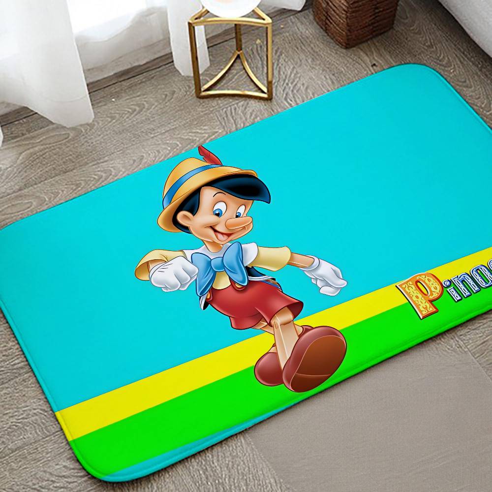 P-Pinocchio Floor Mat Bathroom Absorbent Mat Simple Door Dirt-resistant Mat Home Kitchen Mat Foot Mat Entry Mat