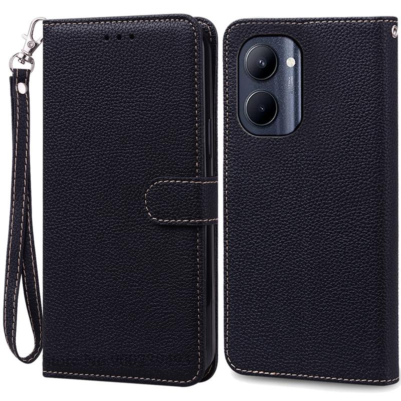 Für Realme C33 Hülle Leder Klapp-Brieftaschenhülle Für Realme C33 Hülle Handyhülle Brieftasche Buch Coque Fundas Shell