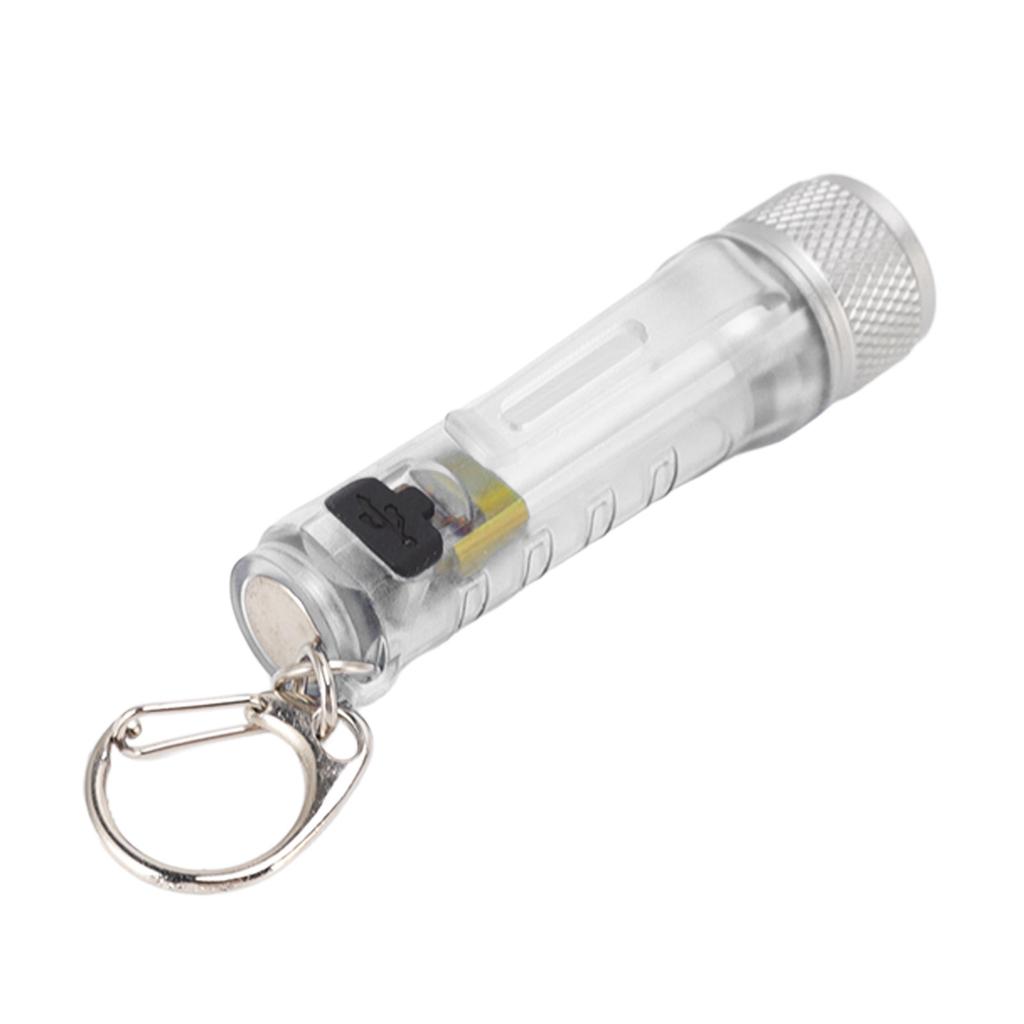 Keychain Flashlight Range Super Bright LED Flashlight USB Rechargeable Flashlight for Outdoor M300 Non Fluorescent
