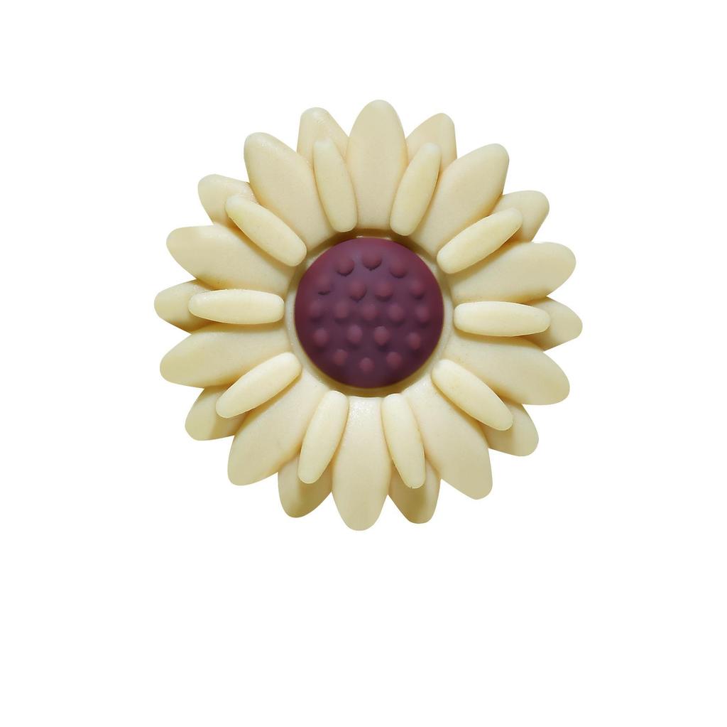 Daisy Flower Silicone Beads for DIY Jewelry & Baby Teether Bracelets