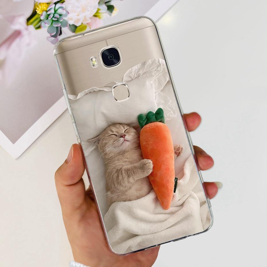 Lovely Printing Case For Huawei GR5 KII-L22 KII-L21 / GR5 2017 BLN-L21 BLN-L22 Soft Silicone TPU Back Cover Phone Cases