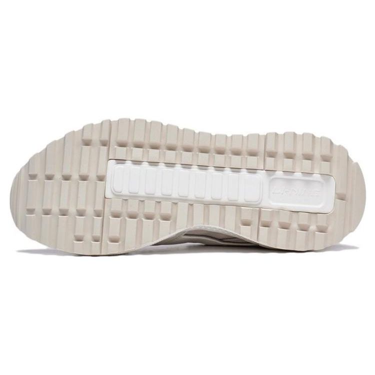 Li Ning Cheng Feng 2.0 Fabric Synthetic Leather Non-Slip Wear-Resistant Low-Top Sports Casual Shoes Men Sneakers Wind-Bell-Gray AGCT155-2