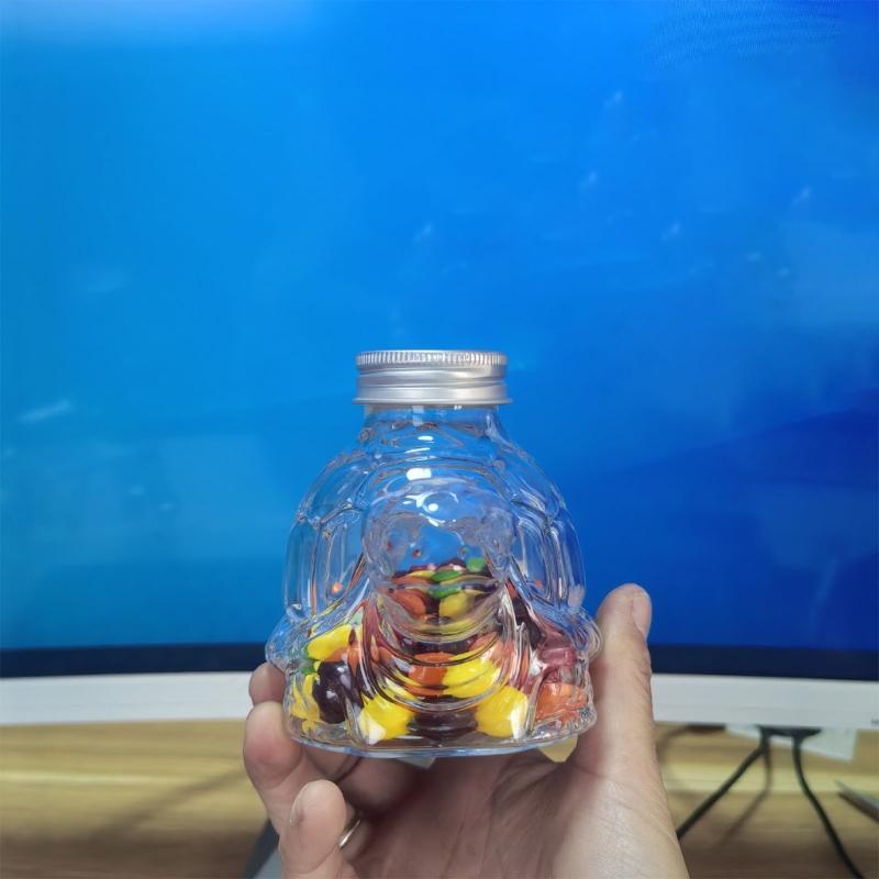 Transparent Dog Treat Jar Easy To Cleaning Dishwasher Safe Glass Container For Kitchen Countertop Storage