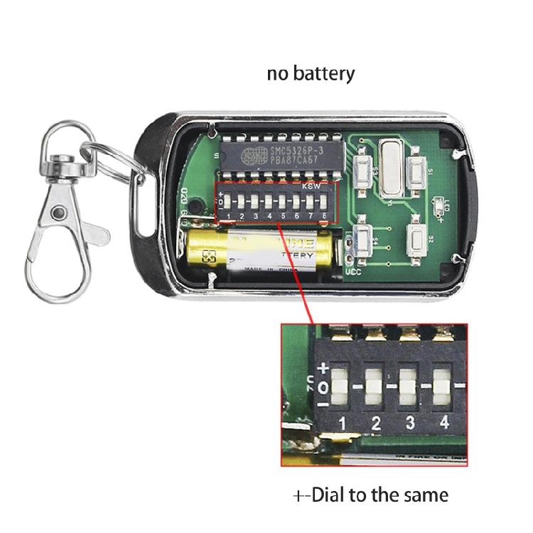 330mhz or 433mhz Remote Control Garage Door Duplicator Suitable for SMC5326