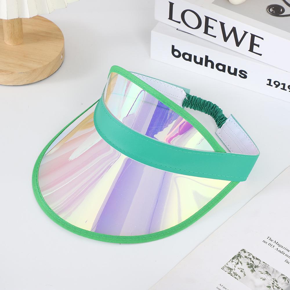 Sonnenhut mit breiter Krempe in Bonbonfarben - UV-Schutz Sportvisier