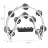 Tambourine Double Cymbals Percussion Orff Instrument KTV Singing Party Hand Jingle Bell Rattle Children Enlightenment Music Toys