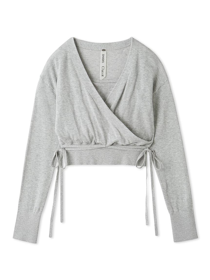 

Snidel Chacott Sus Pullover SWNT251002 GRY Cache-Coeur Women s серый