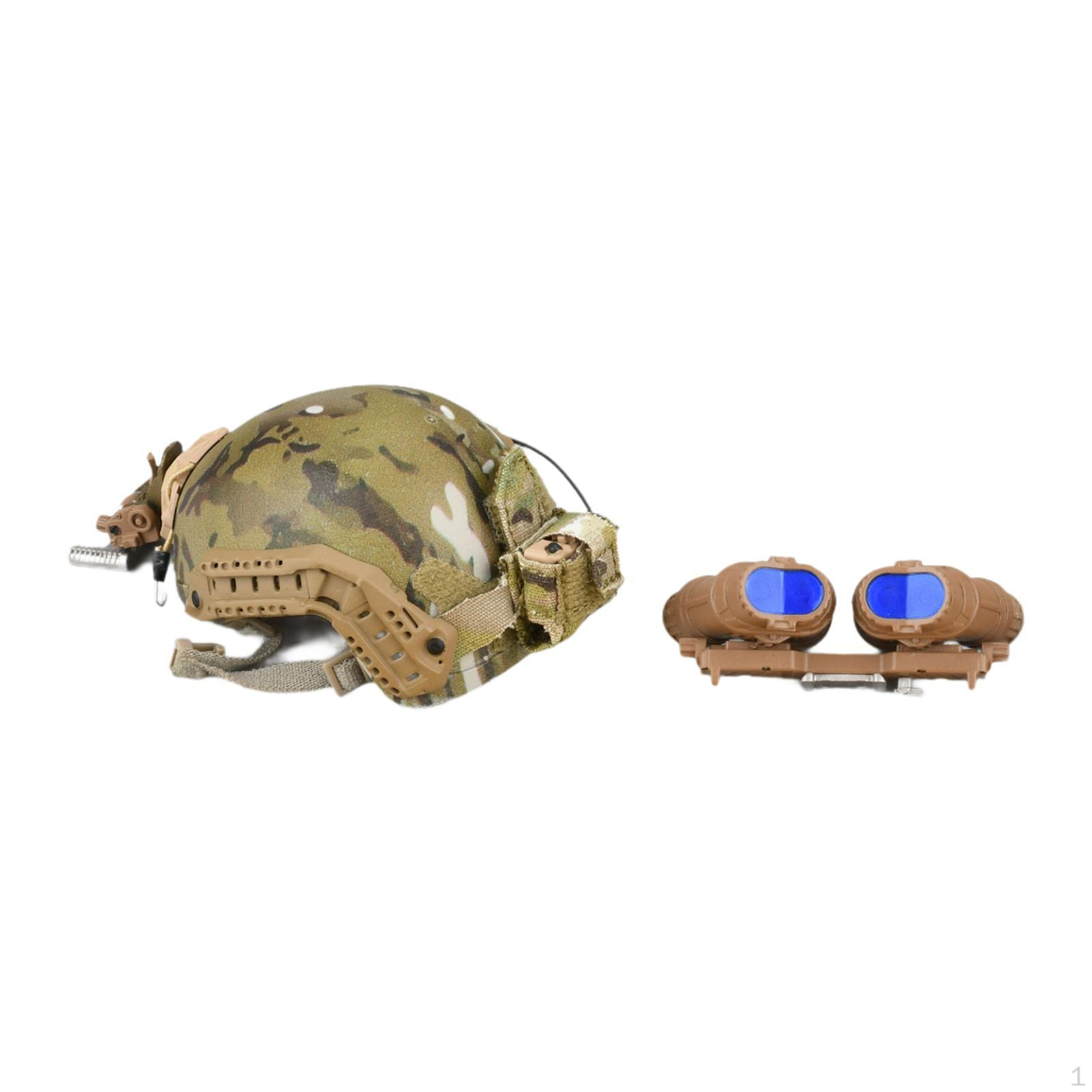 

2x 1/6 Scale Male Helmet Hat Action Figure Cap for 12 Dolls Accessory