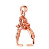 Pendant Pinch Clip Bail Clasp Connector Pendant Pinch Metal Pendant Clasp Jewelry Parts for DIY Necklace Jewelry Making