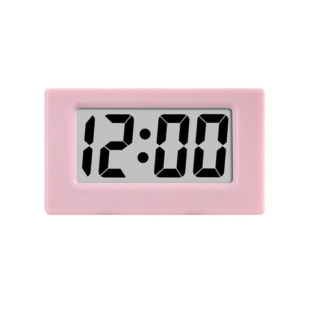 Mini LED Clock Portable Table Watch Car Time Display Digital Clock Snooze Desk Clock  Student