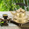 2L Whistling Tea Kettle Stovetop, Stainless Steel Teapot Water Kettle with Removable Tea Infuser, Mirror Polished Retro Tea Maker for Gas, Induction