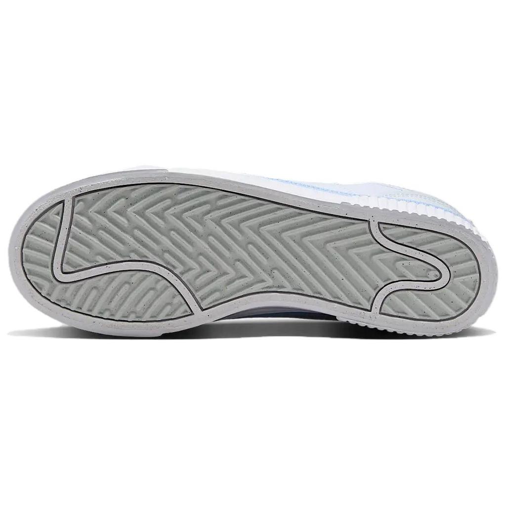 Nike Court Legacy Lift Comfortable Versatile Non-Slip Durable Low-Top Skate Shoes Women Sneakers Light-Blue FV5526-001