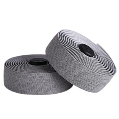 Fita de Guidão MORYTRADE para Bicicletas de Estrada com Guidão Curvo com Bar Ends, Ciclocross, Guidões, Manoplas, Absorvente, (cinzento)
