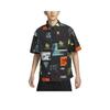 Nike Classic Comfortable Printed Short-Sleeve T-Shirt for Men in Black