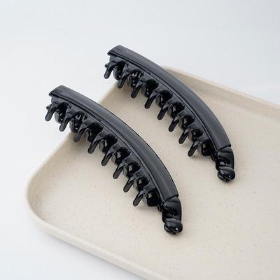 Koreanische Große PC-Bananenklammer für Dickes Haar, Vertikaler Clip für Pferdeschwänze, High-End Haaraccessoire von Internet-Stars.
