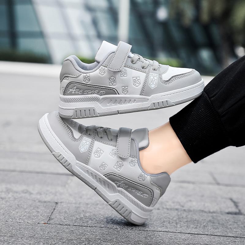 Children's Classic Fashion Versatile Velcro Thick Bottom Low Top Casual Board Shoes Outdoor Casual Sports Shoes 28-39