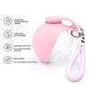 Portable Dogs Drinking Bottle With Silicone Bowl, 285Ml Leak-Proof Dog Drinking Bottle For Cats And Dogs,Outdoor Walks And Hikes