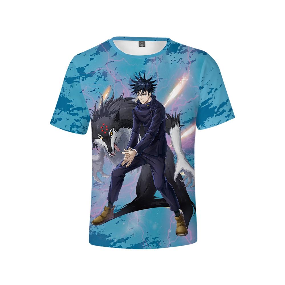 Jujutsu Kaisen Ryomen Sukuna Hip Hop Men Streetwear Vintage  T-Shirt Anime Graphic Harajuku Casual Short Sleeve Loose Vintage Tops