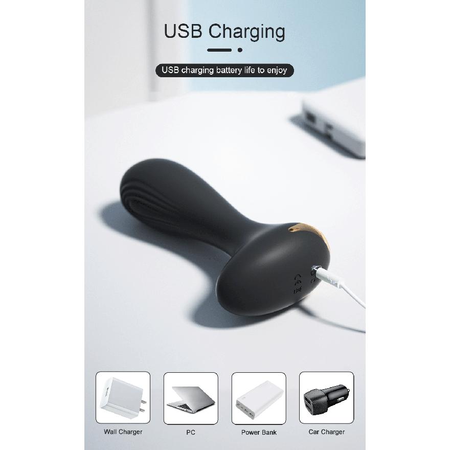 Anal Plug Vibrator Female erotic Butt Plug for Women Male Female Buttplug Silicone Sex Toys for Man or