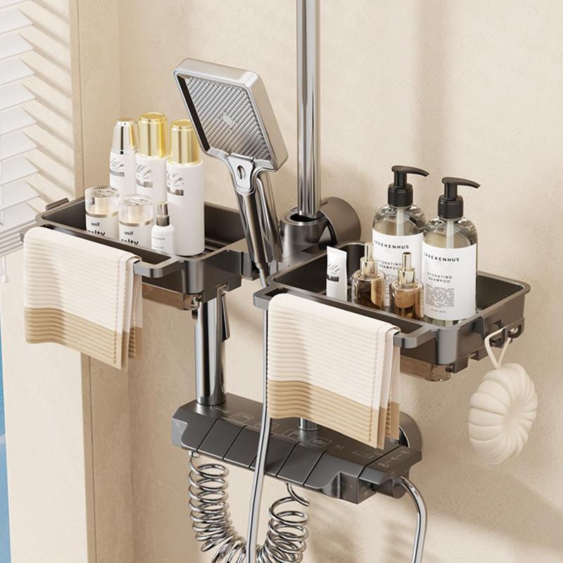 Kitchen ABS Sink Drain Rack Sponge Storage Faucet Holder Soap Drainer Shelf Basket Organizer Bathroom Accessories
