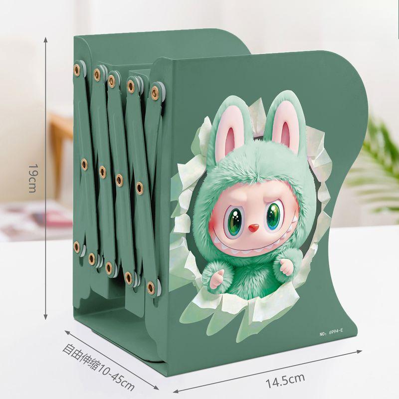 Extendable Bookstand, Thickened Bookshelf, Desktop Book Storage Rack, High School Student Baffle, Book Clip Folding and Fixed