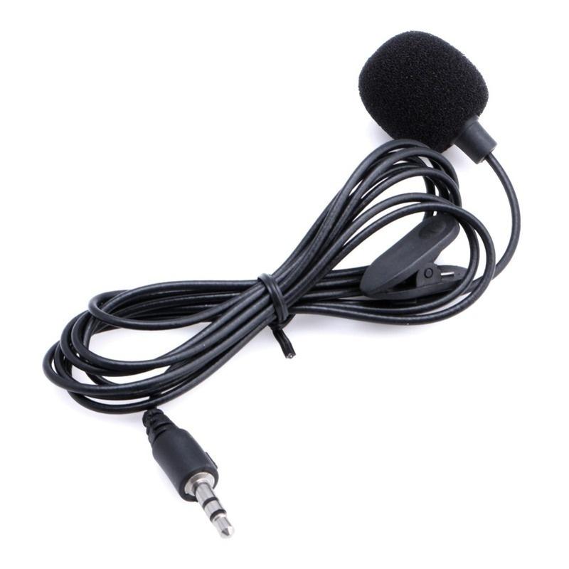 Microfone 3.5mm Mini Mãos Lapela Mic para PC Notebook Computador Laptop Smartphone Clipe de Gravata