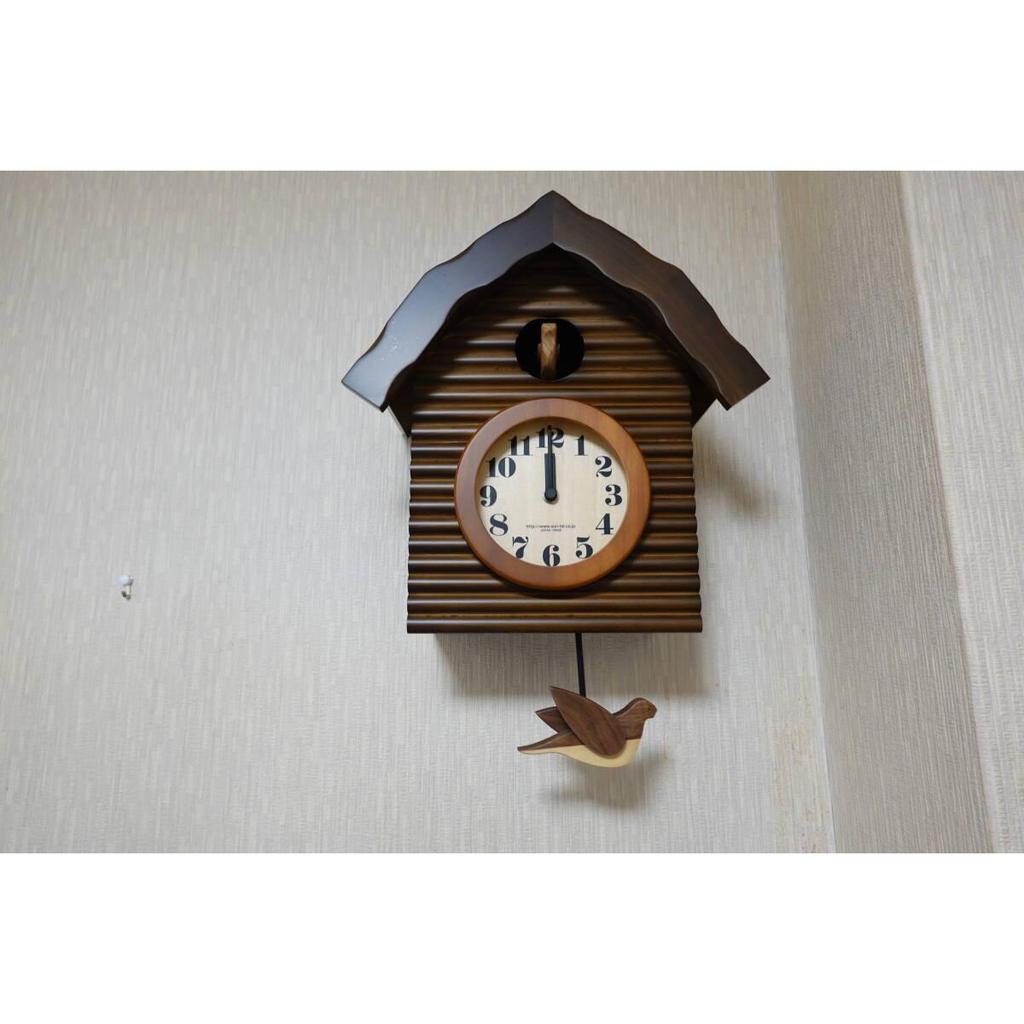 Used Suntel Radio Controlled Cuckoo Clock SR650_BR (Antique Brown) Radio Clock Cuckoo Clock