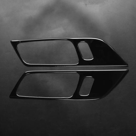 Fit For Ford Mustang 2015- Cover Trim Gloss Black Interior Door Handle 2PCS