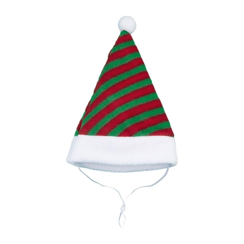 Dog Santa Caps Christmas Accessories Pet Dogs Festival Costume Hat Party Supply красный