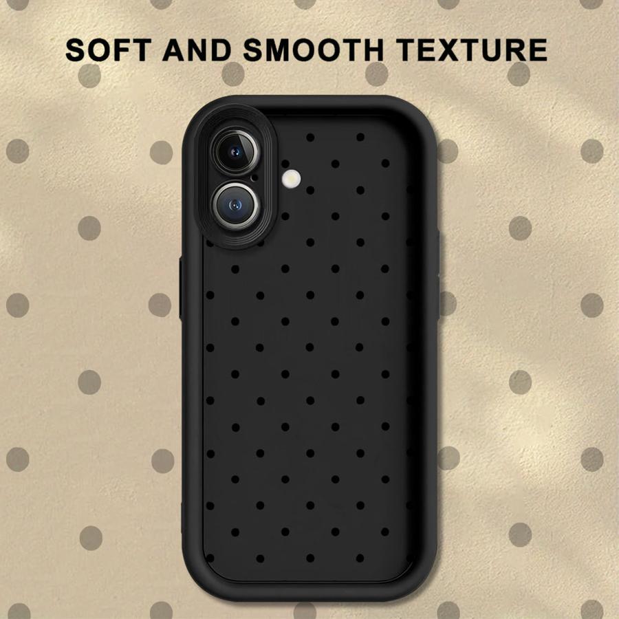 Phone Cover Case for iPhone 17 Pro Max 16 12 Pro 11 14 13 15 Plus Air INS Polka Dot Small Fresh