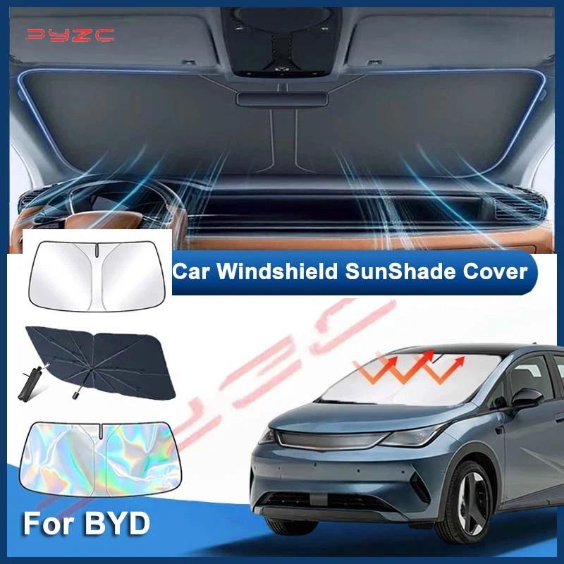 For BYD Dolphin 2024 2025 Car Windshield Sunshade Cover Anti UV Protection Front Heat ulation Accessories