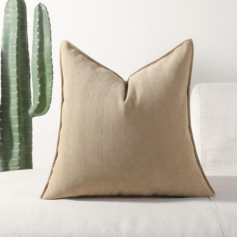 New Herringbone Edge Sofa Pillow Cushion Cover