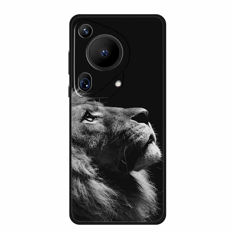 For Huawei Pura 70 Pro Ultra Case Pura70 Pro Black Silicone Soft Back Cover Case For Huawei Pura 80 Pro Ultra Phone Case Pura80