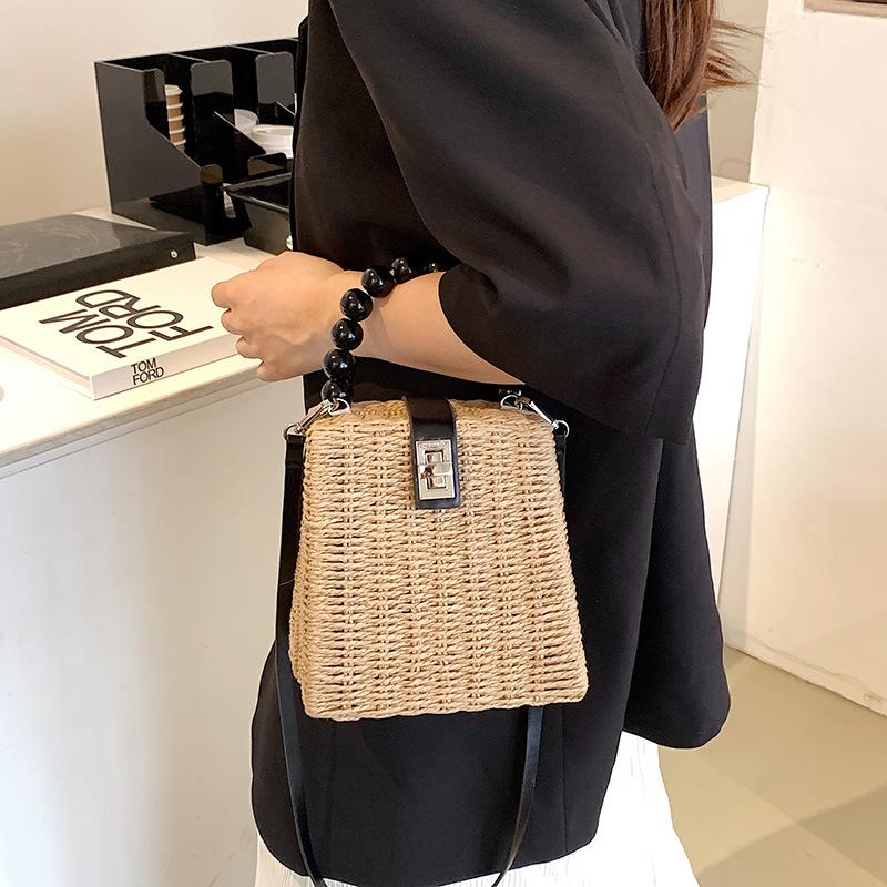Single-shoulder Bag, Fashionable Beaded Handbag, Beach and Sand Vacation Bag