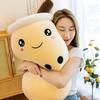 Cute Boba Milk Tea Plush Toy Soft Stuffed Pearl Milk Tea Hug Pillow Cushion