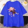 Funny Anime Anya Forger Printed T-shirts Fashion Women Men Summer Tee Shirt Unisex Casual Short Sleeve Round Neck Tops T-shirts