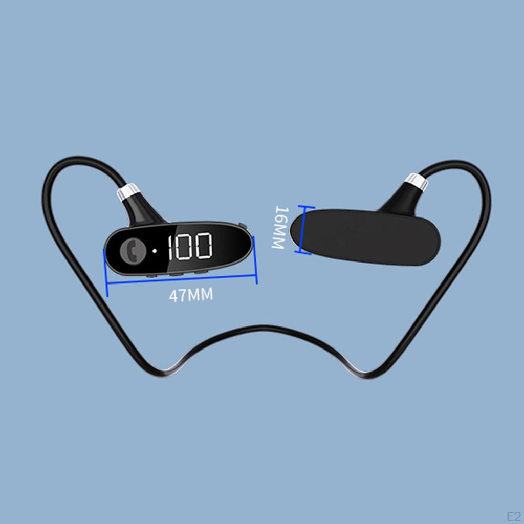 Conduction Headphones Earphones Open-Ear Lossless Sound Quality IPX7 Waterproof ,Bending Without