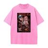 Chainsaw Man Anmie Tshirt Denji And Power Hayakawa Aki Print Men Women Washed Cotton Tshirts Harajuku Unisex Oversized T Shirt