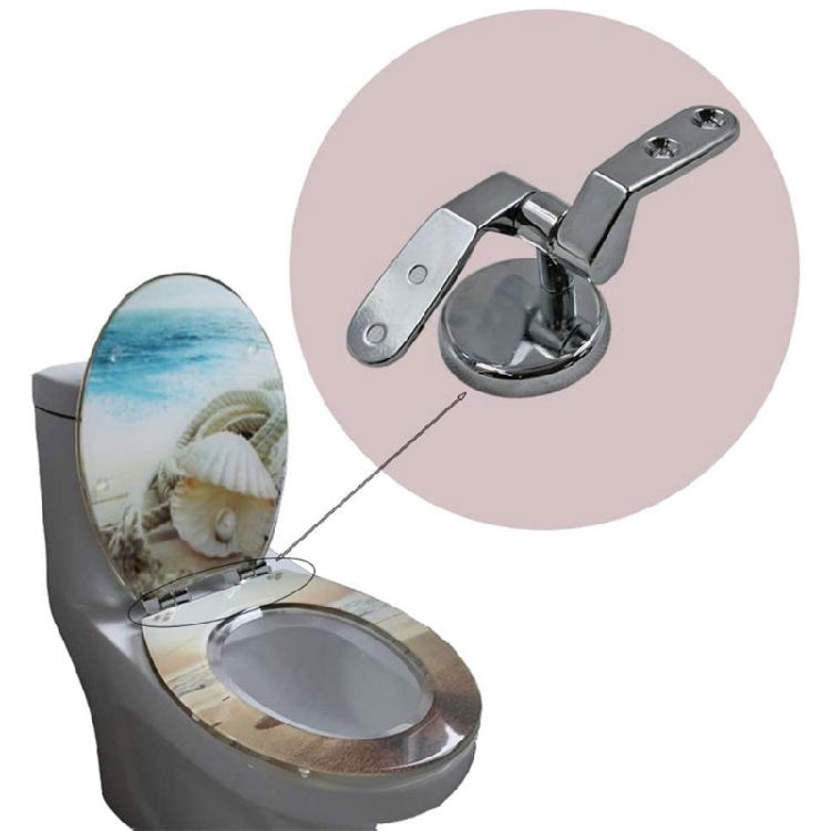 Bathroom Toilet Seats Hinge Replacement Zincs Alloy Tightening Toilet Lid Hinge Flush Toilet Cover Mounting Connector